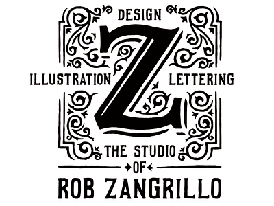 New Branding handlettering lettering logo serif stamp type victorian z