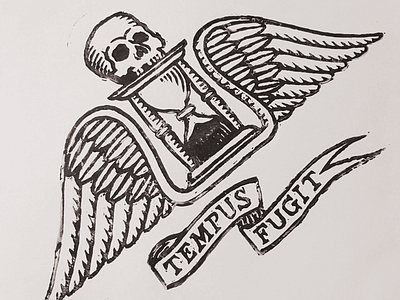 "Tempus Fugit" Test Print