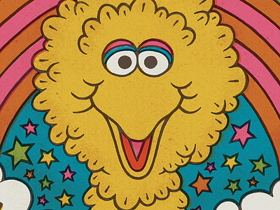 Psychedelic Big Bird