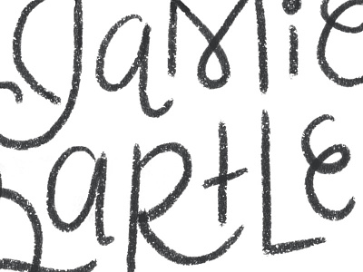 Sketchy Lettering hand lettering lettering pencil sketch wip