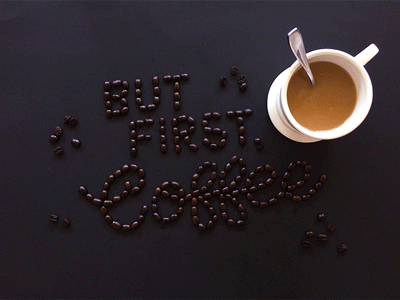 But First Coffee animation class coffee coffee bean gif skillshare stop motion