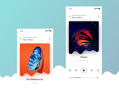 Music App Interface app interactive interface iphonex minimal music player share ui ux