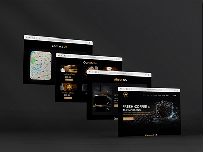 Coffee Product Landing Page adobe xd android coffee site illustration iso site pattren text ui uiux ux website