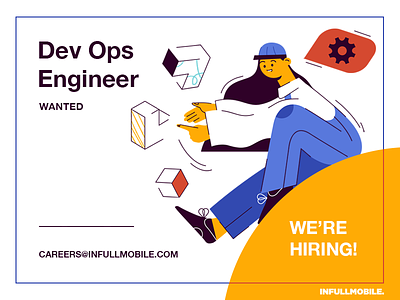 Dev Ops Engineer block careers devops dungarees engineer girl job offer programming software uiux work