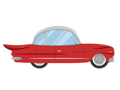 Car (Side) animation car design draw illustration
