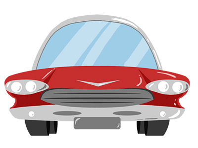 Car Front animation car design draw illustration