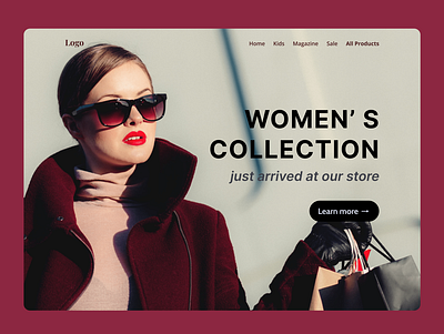 Fashion Magazine design figma ui ux webdesign webflow