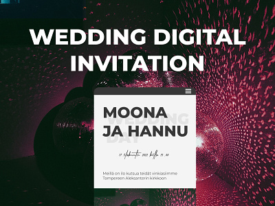 wedding digital invitation invitation landing suomi wedding