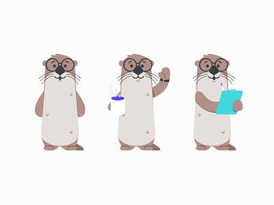 Harry the Otter by Max Vera for 23 Design on Dribbble