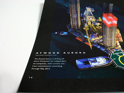 The Fleet (detail) annual report conventional printing