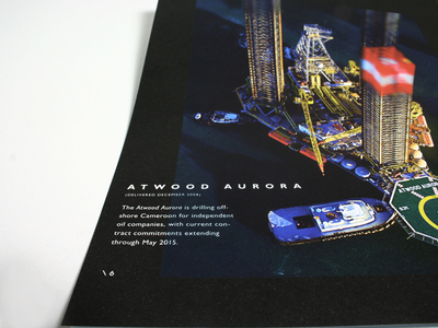 The Fleet (detail) annual report conventional printing