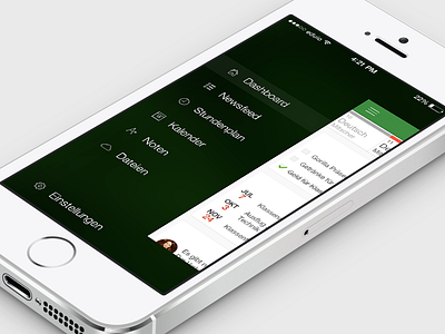iOS 7 app menu app ios menu navigation