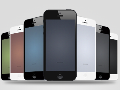 Simple iPhone 5 Wallpaper Set (Freebie)