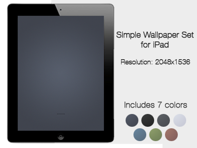 Simple iPad Wallpaper Set (Freebie) download freebie ipad simple wallpaper wallpaper set