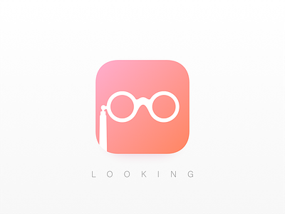Daily UI 005 // App Icon 005 app dailyui dating gradient looking