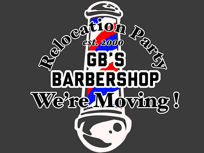 Barbershop Relocation Logo