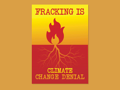 Fracking = climate change denial