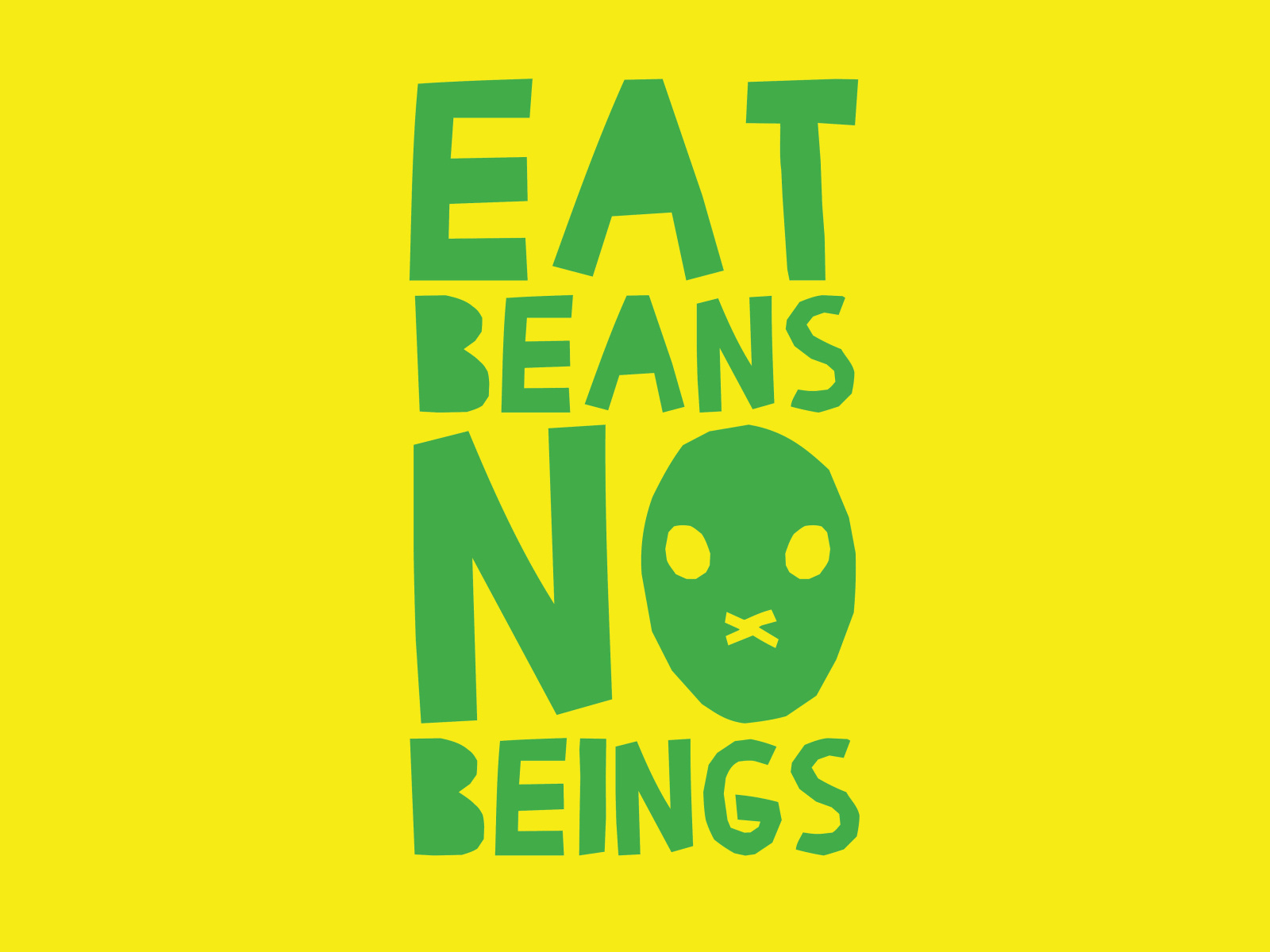 Eat Beans No Beings by Gijsbert Raadgever AKIMOTO on Dribbble