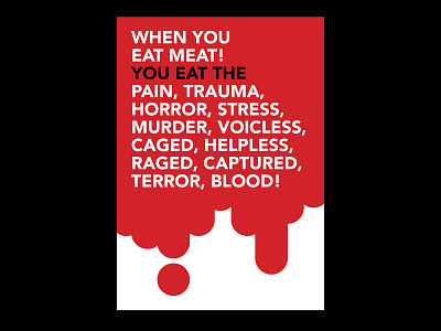 When you eat meat! design graphic design illustration typography vector