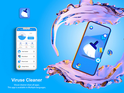 Virus Cleaner / UI UX Design