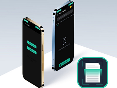 Document Scanner - PDF Maker /UI UX Design