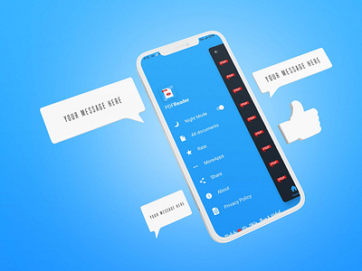 PDF Reader App - My PDF Viewer /UI UX Design