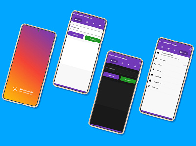 Video Downloader For Instagram app app design branding design graphic design illustration logo ui uiux vector