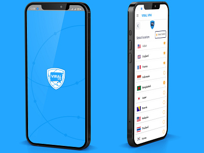 ViralVPN: Fast & Unlimited VPN app app design branding design graphic design illustration logo mobile app designcreative design ui ui design ui ux design adobe xd ui ux design app for android uiux uiuxdesign ux design vector