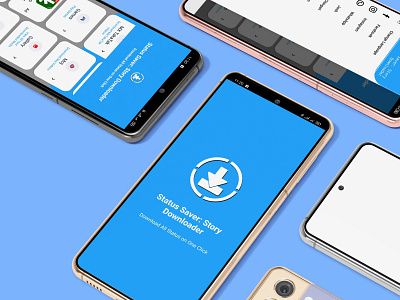 Status Saver: Story Downloader android app design app app design branding design graphic design ideas illustration logo mobile app trending design ui ui ux design adobe xd ui ux design ideas ux vector