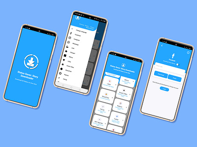 Status Saver: Story Downloader app app design branding design design ideas graphic design illustration logo mobile app mobile app design mobile app trnding design mobile design ui ui ux portfolio ux vector