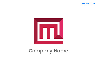 Free M Letter logo template vector free company logo free logo free logo svg free m logo logo template logo vector m logo vector ui design