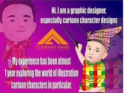 DESIGNER GRAPHIC CARTOON CHARACTER animation chartoon graphic design illustration logo vektor