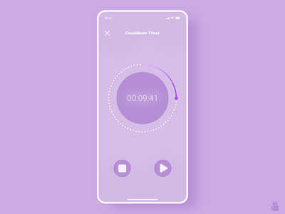 Daily UI 014 - Countdown Timer countdown countdown timer countdowntimer daily ui dailyui dailyui challenge dailyui014 dailyuichallenge design product design purple ui ui design uiux ux ux design