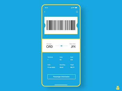 Daily UI 024 - Boarding Pass boarding pass boarding pass ui boardingpass boardingpass ui daily ui 24 dailyui dailyui024 design product design ui ui design ux ux design