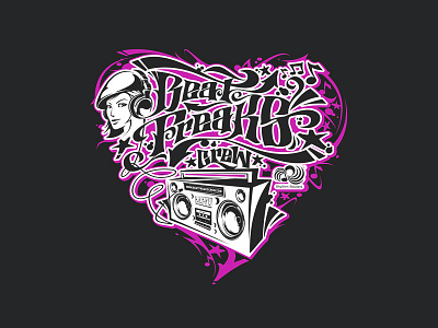 Beat Freaks Crew T-Shirt Design apparel branding character design graffiti graphic graphic design illustration lettering logotype typography vector