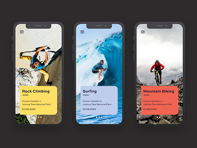 Day11 - A concept for an outdoor sport app