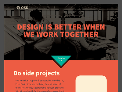 OSD Homepage Design