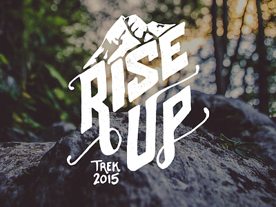Rise Up branding mountain trek