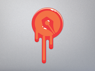 Sweet Open Design candy drip open open source design orange red shine sticker sticky swag sweet