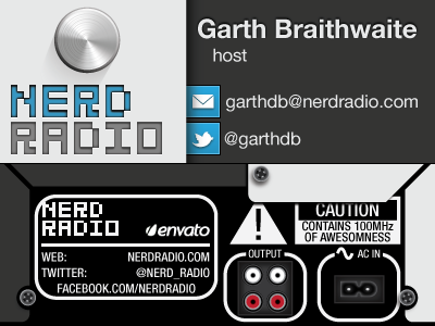 Nerd Radio Cards business cards