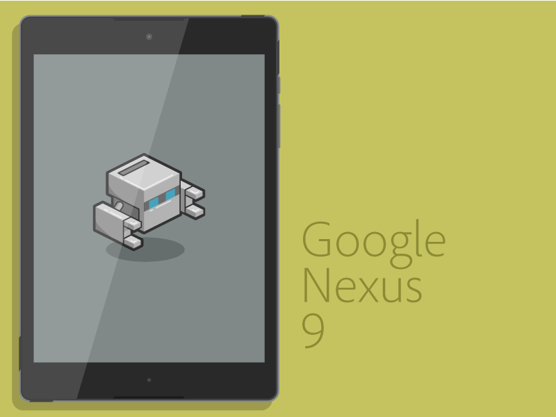 Google Nexus 9 Vector