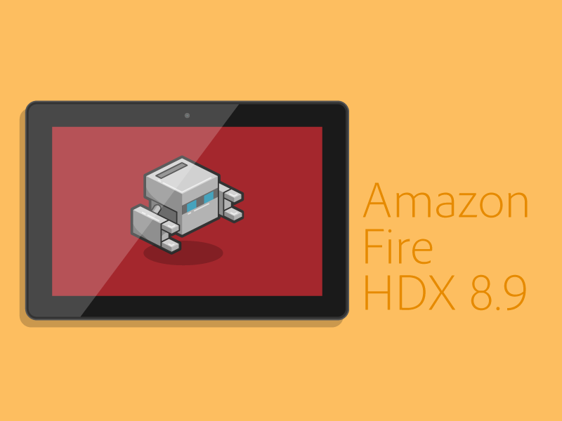 Amazon Fire HDX 8.9 Vector