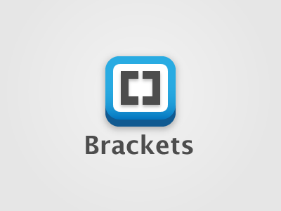 Brackets Icon beta branding icon opensource