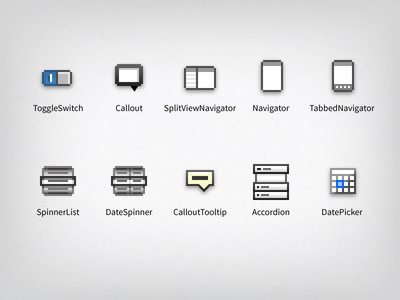 Icons application components desktop icons mobile small ui vector