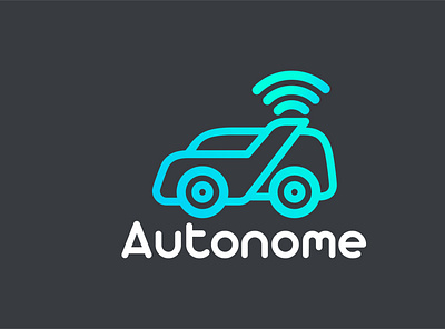 Driverless Car Logo dailylogochallenge graphic design logo