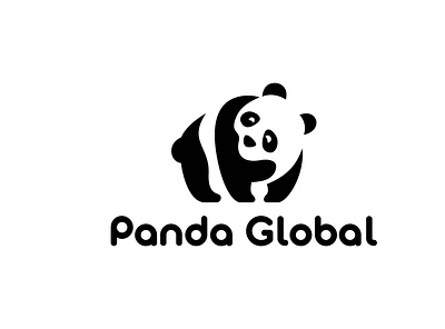 Panda Logo Global dailylogochallenge graphic design illustration logo logodesign
