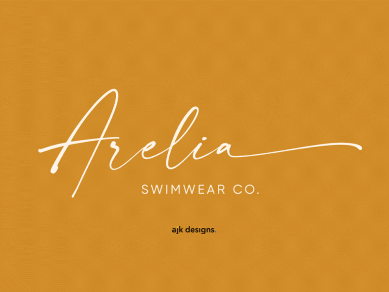 Arelia Swimwear Co. branding design fashion fashion branding fashion design graphic design illustration logo modern branding swimwear vector