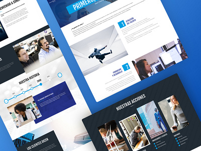 Sonepar Corporate Website - Elements branding card corporate design design list timeline ui ux web website wordpress