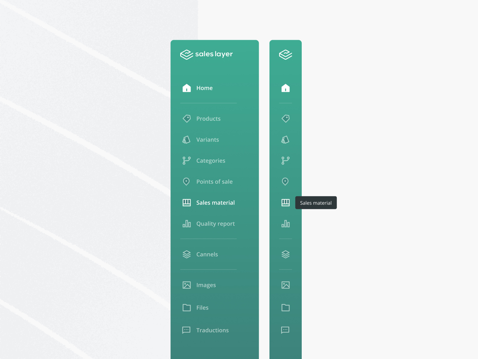 Sidebar Navigation By Tommaso Tavormina For Sales Layer On Dribbble
