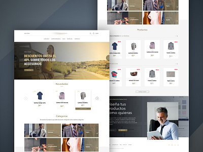 E-commerce - Home page category e commerce design e commerce shop product ui ux web website